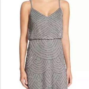 ADRIANNA PAPELL Sequin Sleeveless Tank dress size8